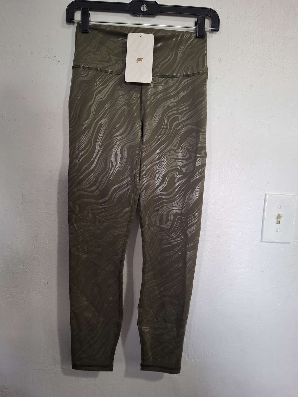 PowerHold By Fabletics High-Waist Olive Green Size XS.